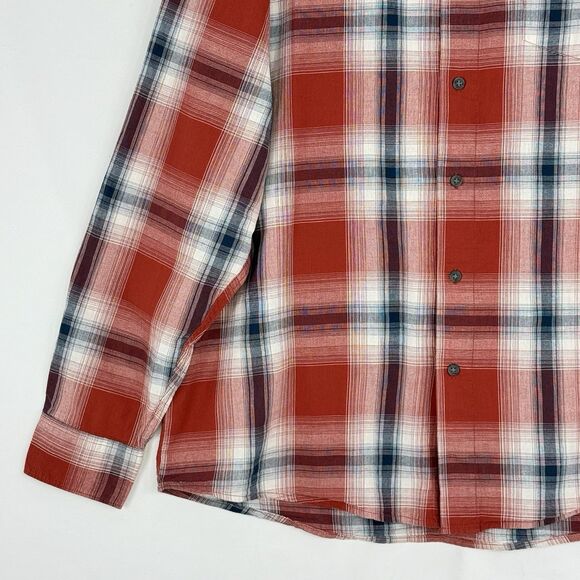WRANGLER Mens Shirt XL Red Check Cotton - Picture 16 of 16